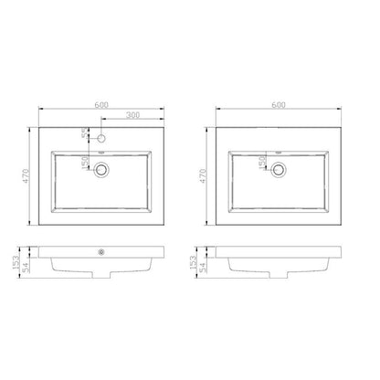 Badmeubel Trend Keramiek 60 Light Wood