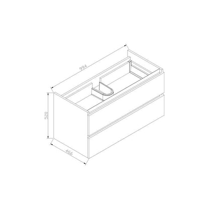 Onderkast Trend 100 Light Wood