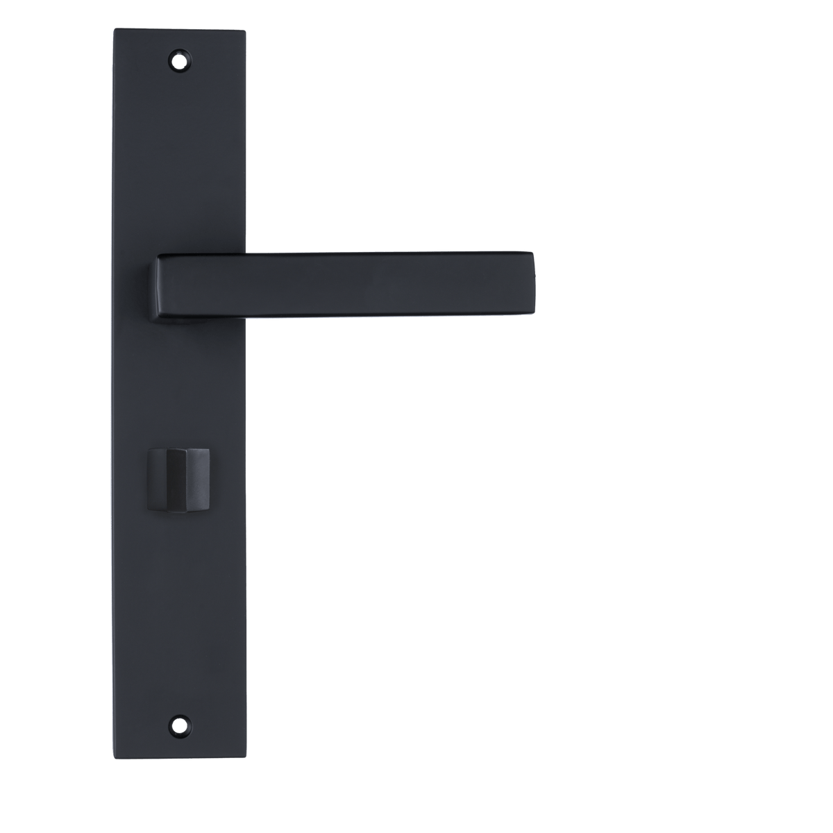 Deurklink Veneto in zwart met WC-sluiting 63 mm