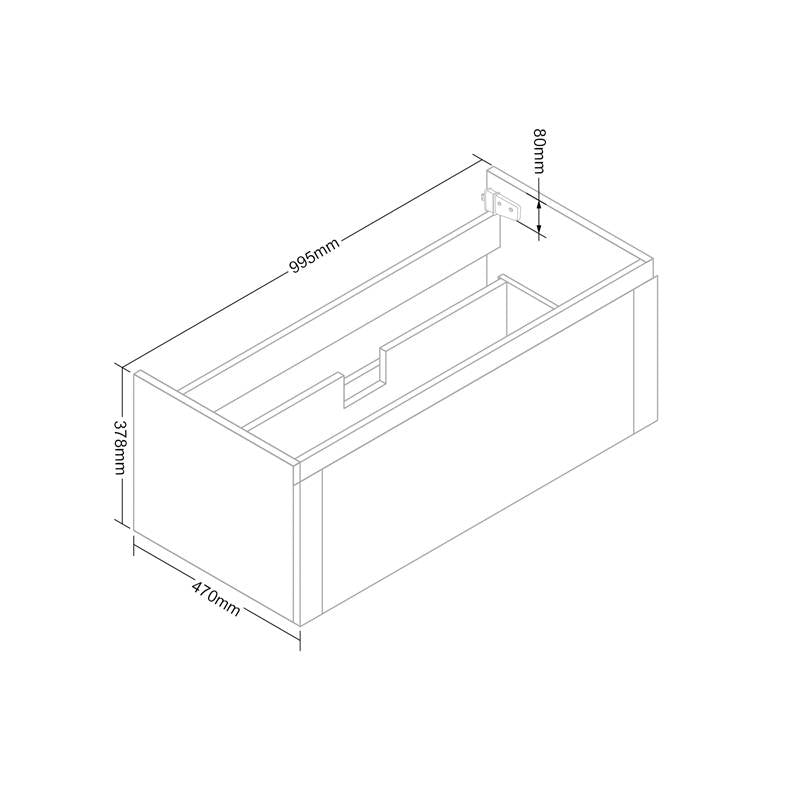 Badmeubel Vision Stone 100