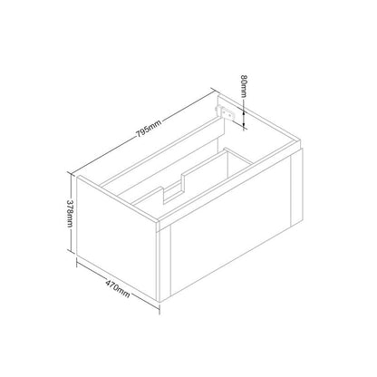 Badmeubel Vision Senza 80