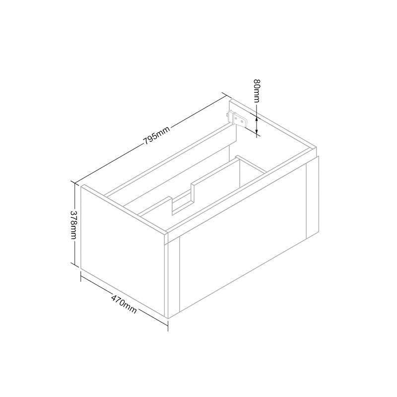 Badmeubel Vision Trend 80