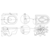 Wandcloset Easy Flush Slim | Bidet - WDtegels
