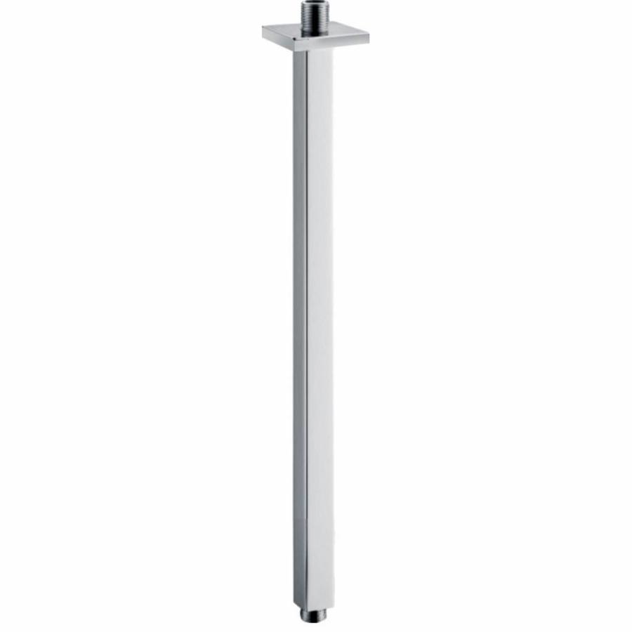Wiesbaden luxe douche-arm vierkant plafondbev. 40cm chroom - WDtegels