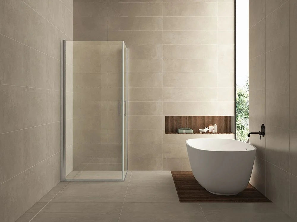 Wiesbaden Salone Douchecabine 90x90x200cm Chroom Vierkant Dubbele Draaideur 8 mm helder glas met nano-coating - WDtegels