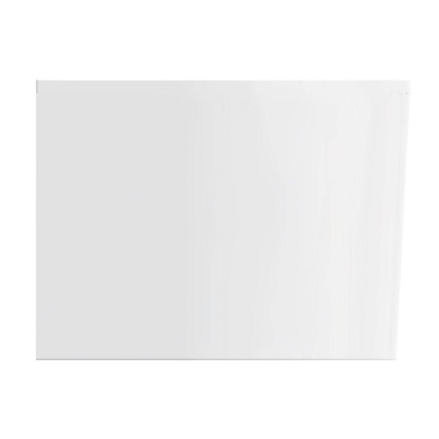Wiesbaden Zenn hoekbad links 180 x 80 cm acryl Mat wit met waste glans wit - WDtegels