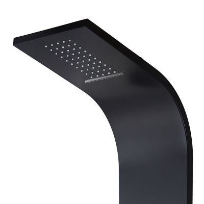 Aloni Thermostatische Douchepaneel | Zwart - WDtegels