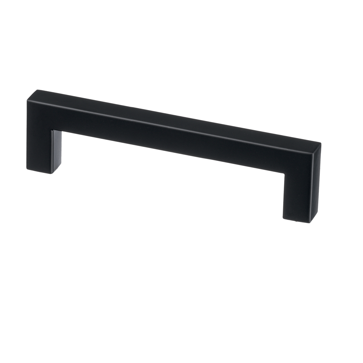 Meubelgreep in zwart, hartafstand 128 mm, lengte 140 mm