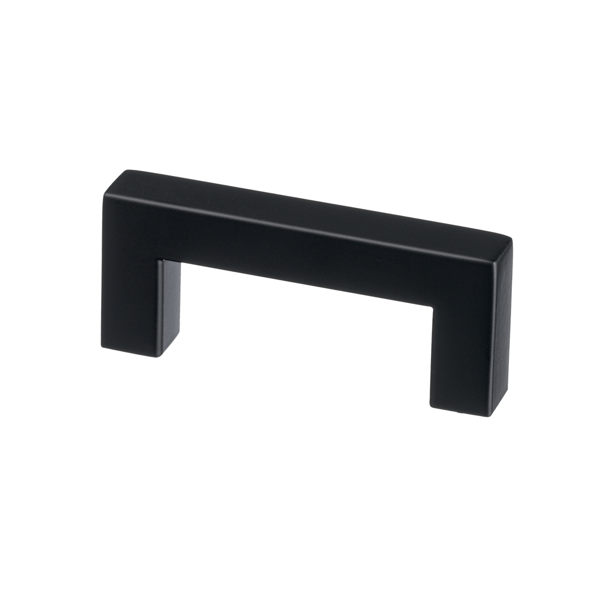 Meubelgreep in zwart, hartafstand 64 mm, lengte 76 mm